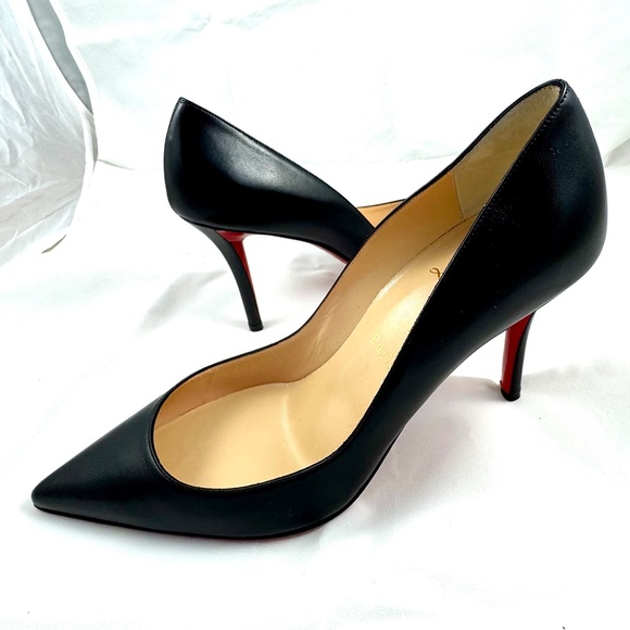 Christian Louboutin Apostrophe 85 Heels Size 39, black nappa - Picture 2 of 10